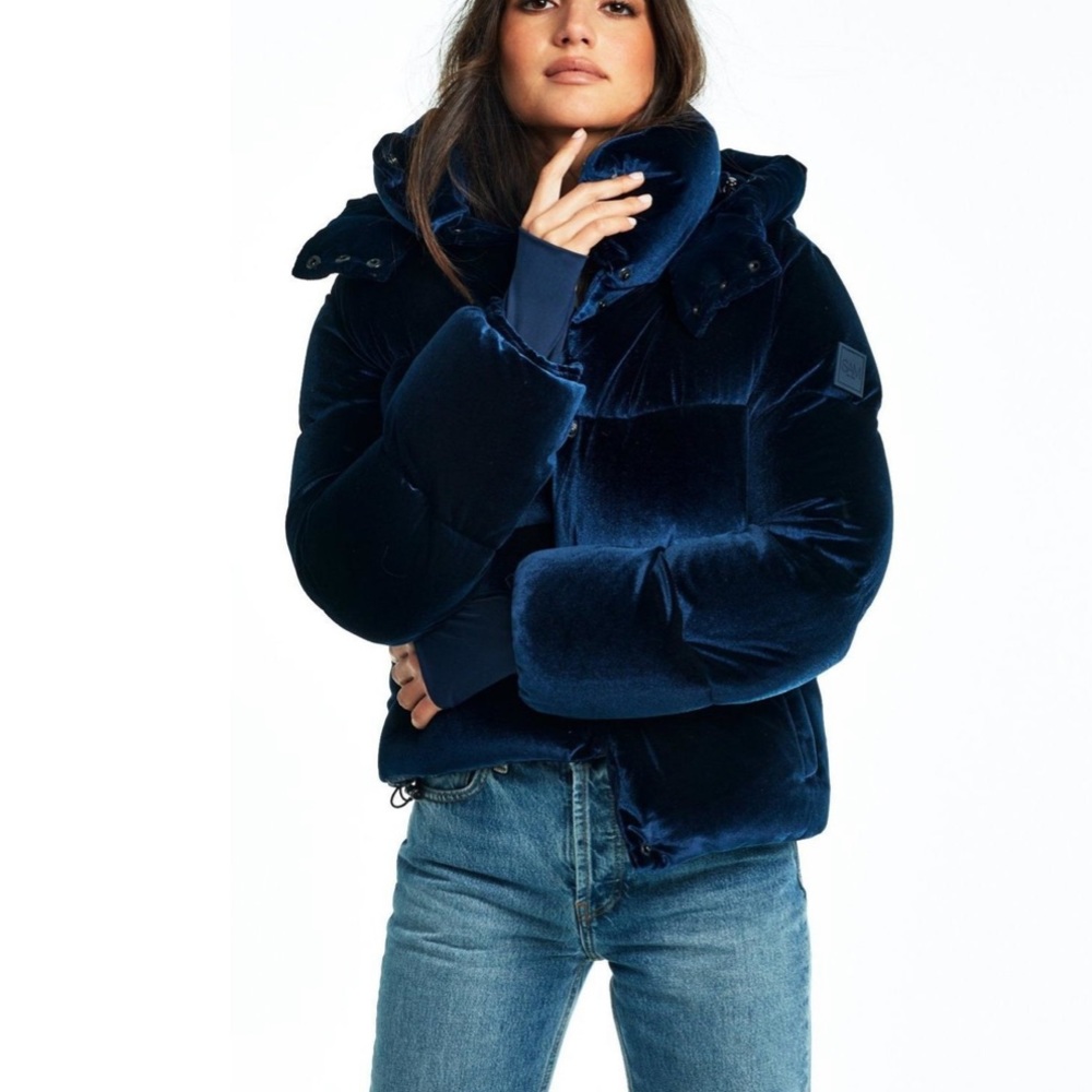 SAM. SOPHIA VELVET BOMBER - Picture 5 of 10
